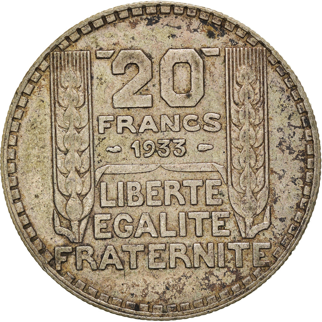 Monnaie, France, Turin, 20 Francs, 1933, Paris, TTB, Argent, KM:879