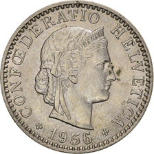 Monnaie, Suisse, 20 Rappen, 1956, Bern, SUP, Cupro-nickel, KM:29a