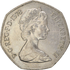 Monnaie, Grande-Bretagne, Elizabeth II, 50 New Pence, 1978, TTB+, Cupro-nickel