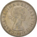 Coin, Great Britain, Elizabeth II, 1/2 Crown, 1957, EF(40-45), Copper-nickel