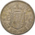 Moeda, Grã-Bretanha, Elizabeth II, 1/2 Crown, 1957, EF(40-45), Cobre-níquel
