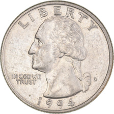 Coin, United States, Washington Quarter, Quarter, 1994, U.S. Mint, Denver