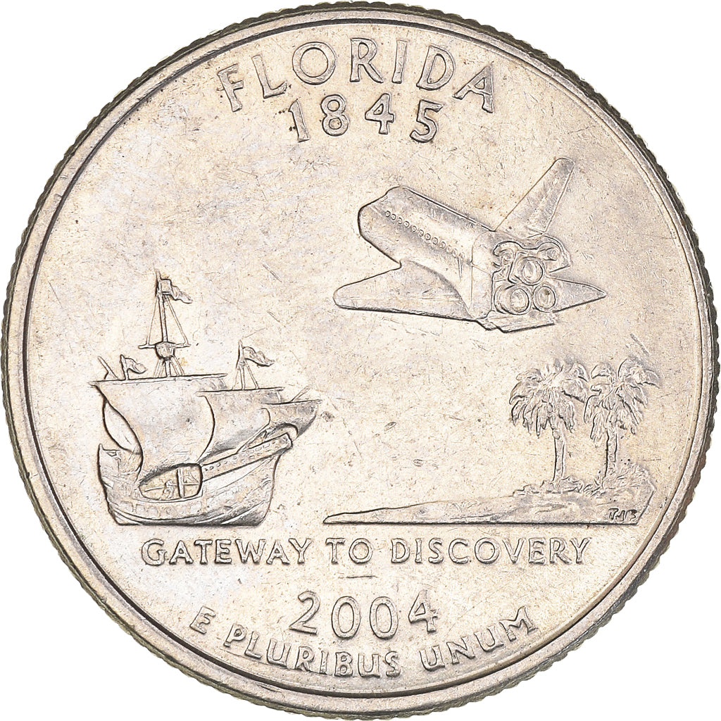 Monnaie, États-Unis, Quarter, 2004, U.S. Mint, Denver, SUP, Cupronickel plaqué