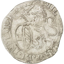 Belgium, Escalin, 1640, Anvers, KM #52.1, AU(50-53), Silver, 4.85