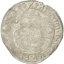 Coin, Spanish Netherlands, BRABANT, Escalin, 1645, Antwerp, VF(20-25), Silver