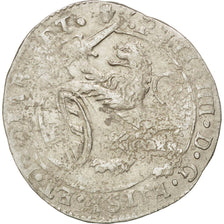 Coin, Spanish Netherlands, BRABANT, Escalin, 1651, Antwerp, VF(30-35), Silver