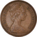 Coin, Great Britain, Elizabeth II, 2 New Pence, 1979, AU(50-53), Bronze, KM:916