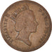 Coin, Great Britain, Elizabeth II, Penny, 1989, VF(30-35), Bronze, KM:935