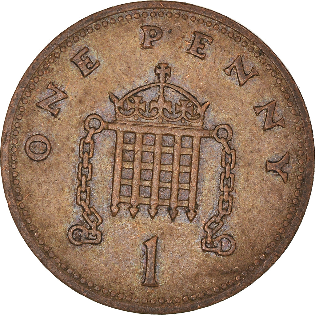 Coin, Great Britain, Elizabeth II, Penny, 1989, VF(30-35), Bronze, KM:935