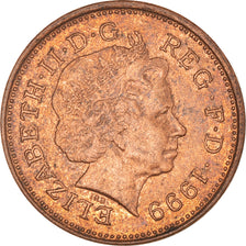 Coin, Great Britain, Elizabeth II, Penny, 1999, British Royal Mint, AU(50-53)