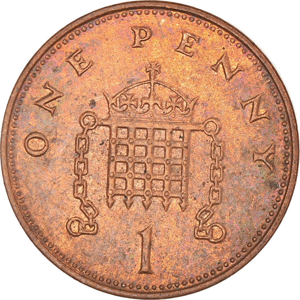 Coin, Great Britain, Elizabeth II, Penny, 1999, British Royal Mint, AU(50-53)