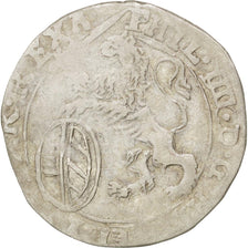 SPANISH NETHERLANDS, Escalin, 6 Sols, 1622, Tournai, KM #41, VF(30-35), Silver,.