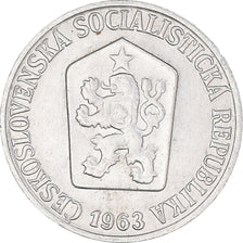 Coin, Czechoslovakia, 3 Halere, 1963, MS(63), Aluminum, KM:52