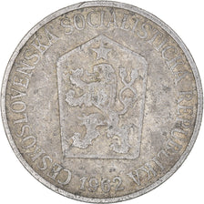 Coin, Czechoslovakia, 25 Haleru, 1962, VF(20-25), Aluminum, KM:54