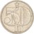 Coin, Czechoslovakia, 50 Haleru, 1979, AU(50-53), Copper-nickel, KM:89