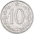 Moneta, Czechosłowacja, 10 Haleru, 1969, AU(50-53), Aluminium, KM:49.1