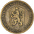 Moneta, Czechosłowacja, Koruna, 1970, VF(30-35), Aluminium-Brąz, KM:50