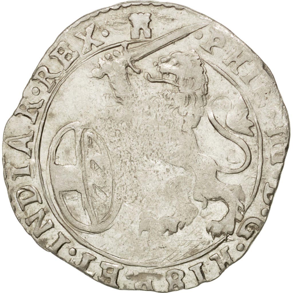 Belgium, Escalin, 1653, Tournai, KM #41, VF(30-35), Silver, 4.78