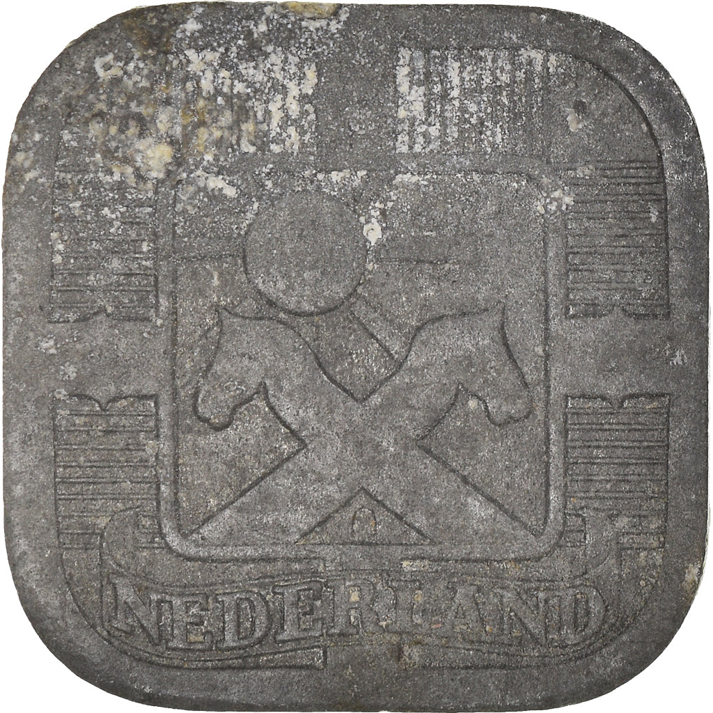 Munten, Nederland, Wilhelmina I, 5 Cents, 1941, FR, Zinc, KM:172