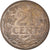 Moneda, Países Bajos, Wilhelmina I, 2-1/2 Cent, 1941, MBC+, Bronce, KM:150