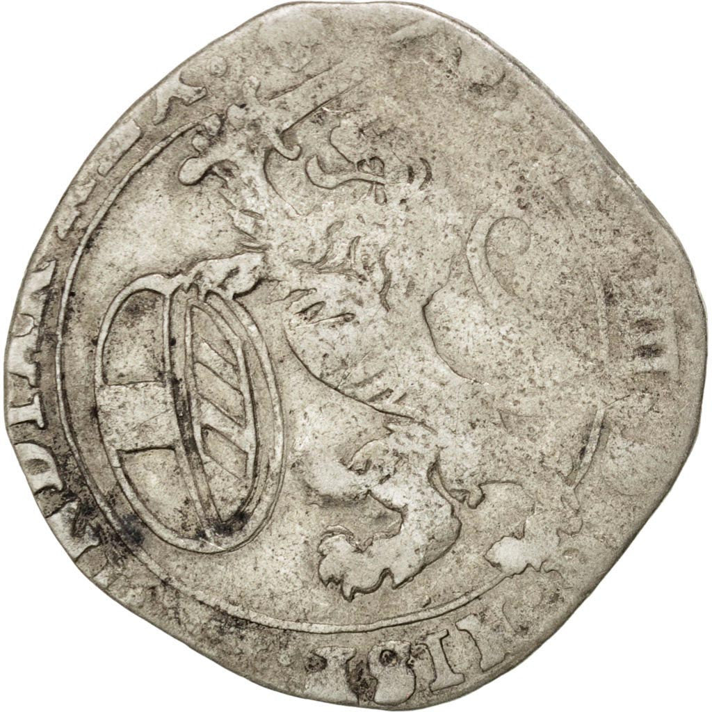 Paesi Bassi Spagnoli, BRABANT, Escalin, 1624, Brabant, MB, Argento, KM:52.3