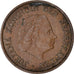 Coin, Netherlands, Juliana, 5 Cents, 1962, EF(40-45), Bronze, KM:181