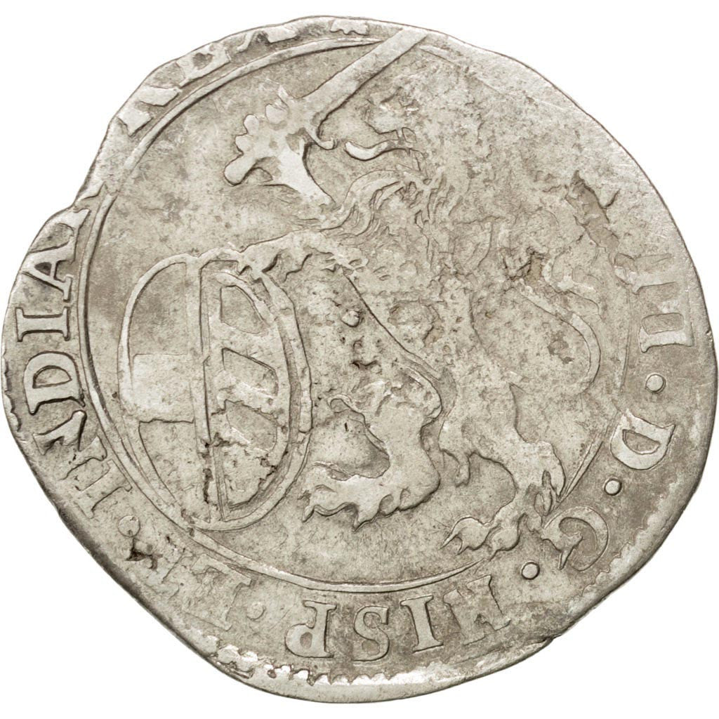Coin, Spanish Netherlands, BRABANT, Escalin, 1623, 's-Hertogenbosch, VF(30-35)