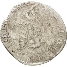 Coin, Spanish Netherlands, BRABANT, Escalin, 1623, 's-Hertogenbosch, VF(30-35)