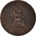 Coin, FRENCH INDO-CHINA, Cent, 1889, Paris, EF(40-45), Bronze, KM:1