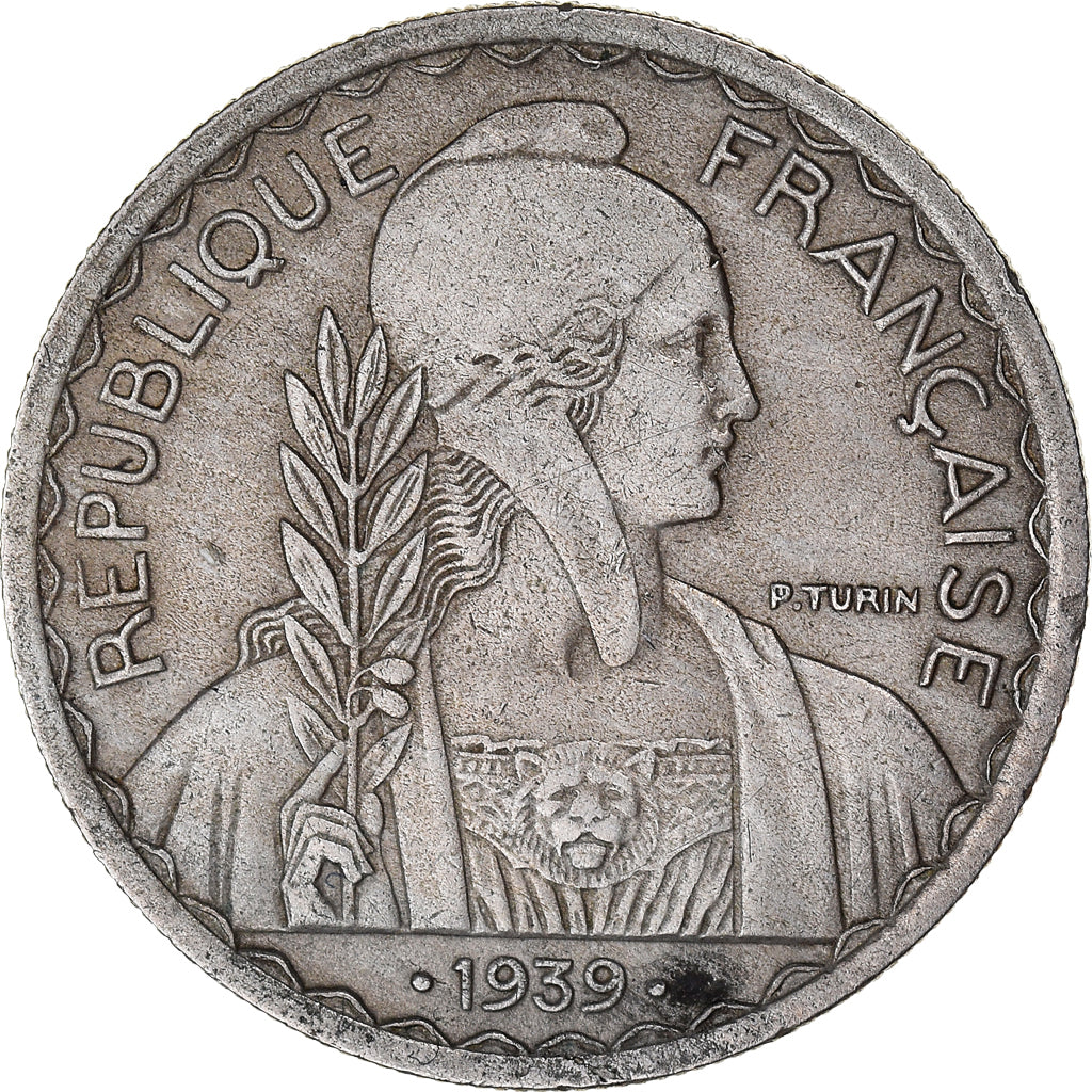 Moeda, INDOCHINA FRANCESA, 20 Cents, 1939, Paris, VF(30-35), Cobre-níquel