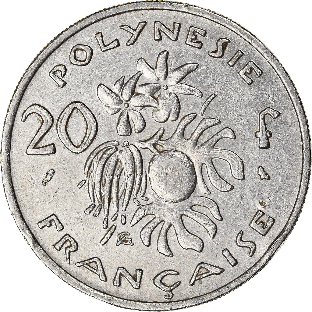 Coin, French Polynesia, 20 Francs, 1967, Paris, EF(40-45), Nickel, KM:6