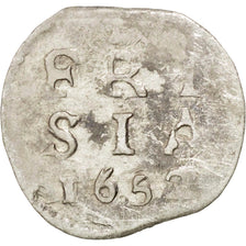 Munten, Nederland, FRIESLAND, 2 Stuivers, 1652, ZF, Zilver, KM:32.2