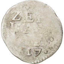 NETHERLANDS, 2 Stuiver, 1617, KM #29, VF(20-25), Silver, 1.17