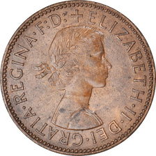 Monnaie, Grande-Bretagne, Elizabeth II, 1/2 Penny, 1957, SUP, Bronze, KM:896