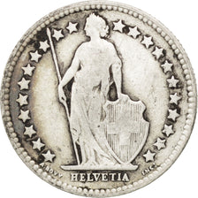 SWITZERLAND, 1/2 Franc, 1909, Bern, KM #23, VF(30-35), Silver, 18.2, 2.49