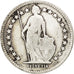 SWITZERLAND, 1/2 Franc, 1909, Bern, KM #23, VF(30-35), Silver, 18.2, 2.49