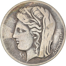 Coin, Greece, 10 Drachmai, 1930, VF(20-25), Silver, KM:72