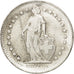 SWITZERLAND, 1/2 Franc, 1948, Bern, KM #23, AU(50-53), Silver, 18.2, 2.54