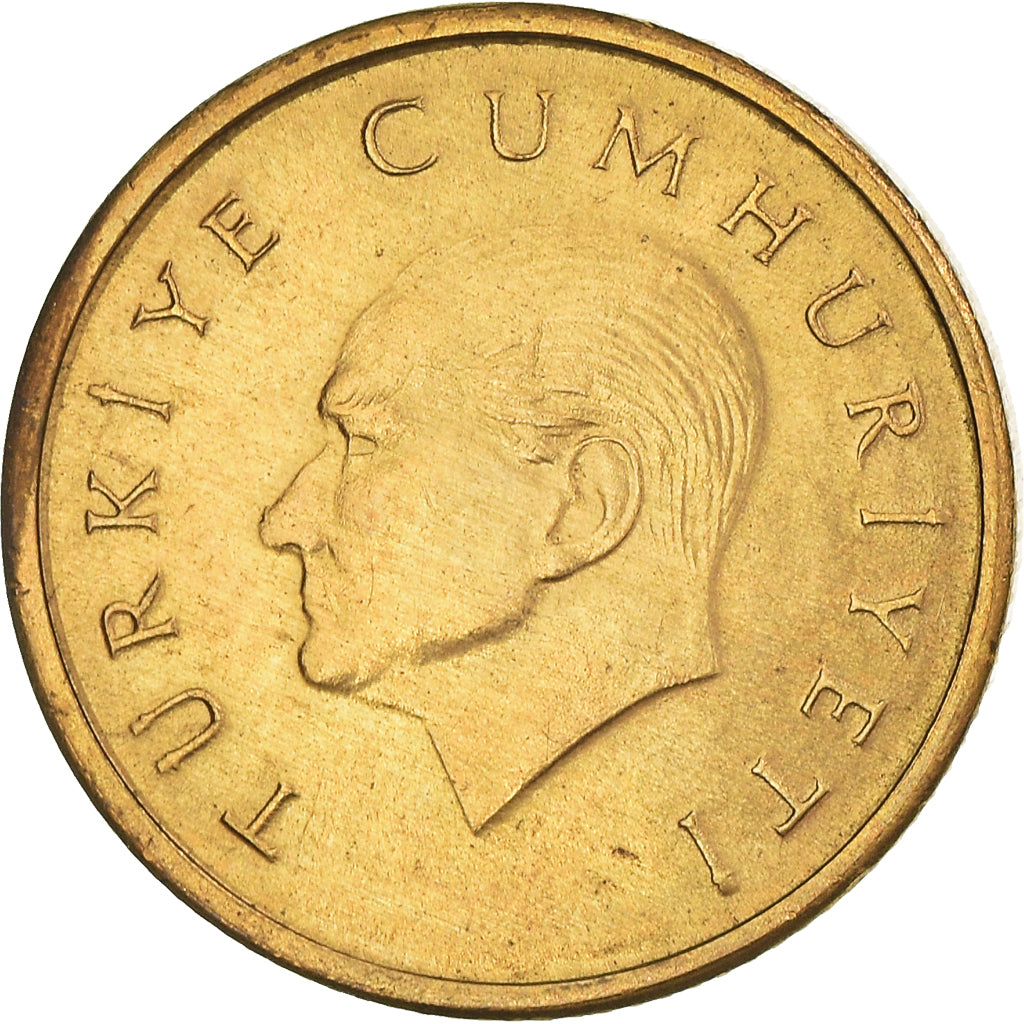 Coin, Turkey, 1000 Lira, 1995, AU(55-58), Bronze Clad Brass, KM:1028