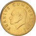 Coin, Turkey, 1000 Lira, 1995, AU(55-58), Bronze Clad Brass, KM:1028