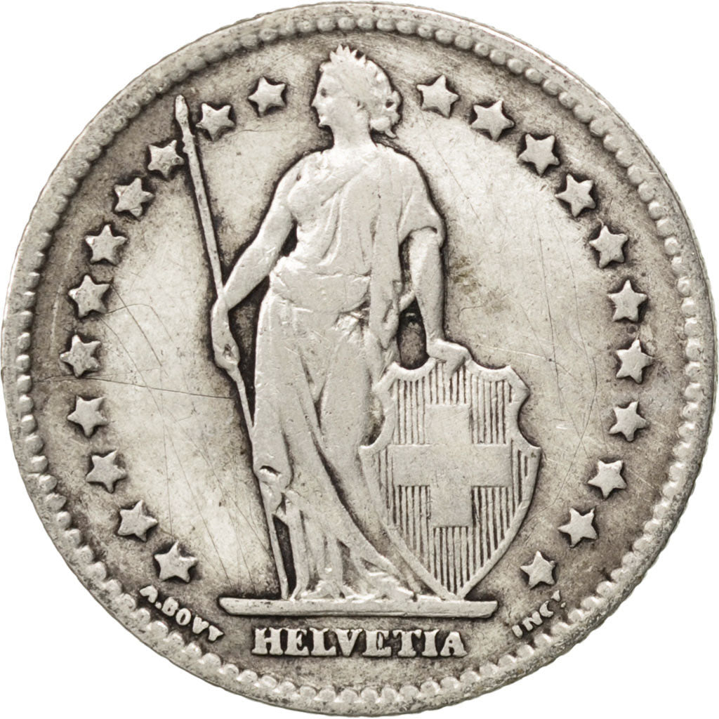 Coin, Switzerland, Franc, 1903, Bern, EF(40-45), Silver, KM:24