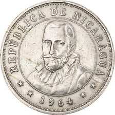 Coin, Nicaragua, 25 Centavos, 1964, EF(40-45), Copper-nickel, KM:18.2