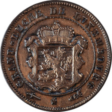 Coin, Luxembourg, William III, 2-1/2 Centimes, 1901, Utrecht, VF(30-35), Bronze