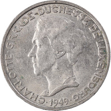 Monnaie, Luxembourg, Charlotte, 5 Francs, 1949, TTB, Cupro-nickel, KM:50