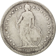 Coin, Switzerland, 2 Francs, 1879, Bern, VF(20-25), Silver, KM:21