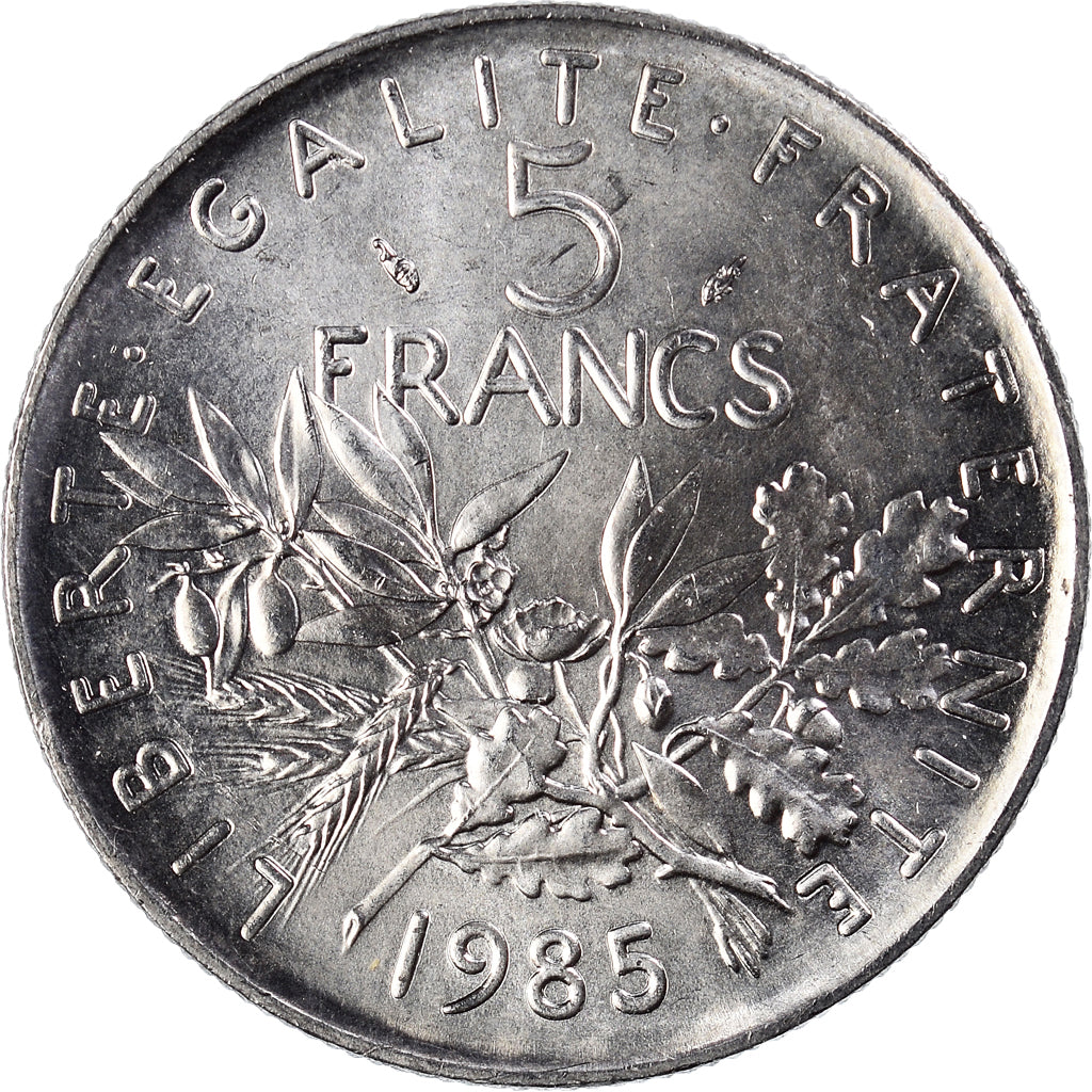 Coin, France, Semeuse, 5 Francs, 1985, Paris, FDC, MS(65-70), Nickel Clad