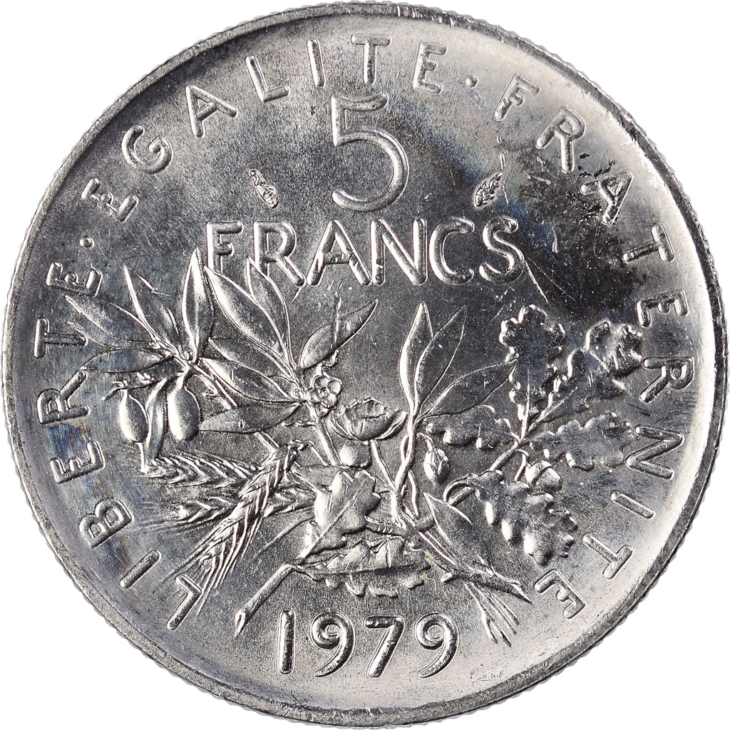 Monnaie, France, Semeuse, 5 Francs, 1979, Paris, FDC, FDC, Nickel Clad
