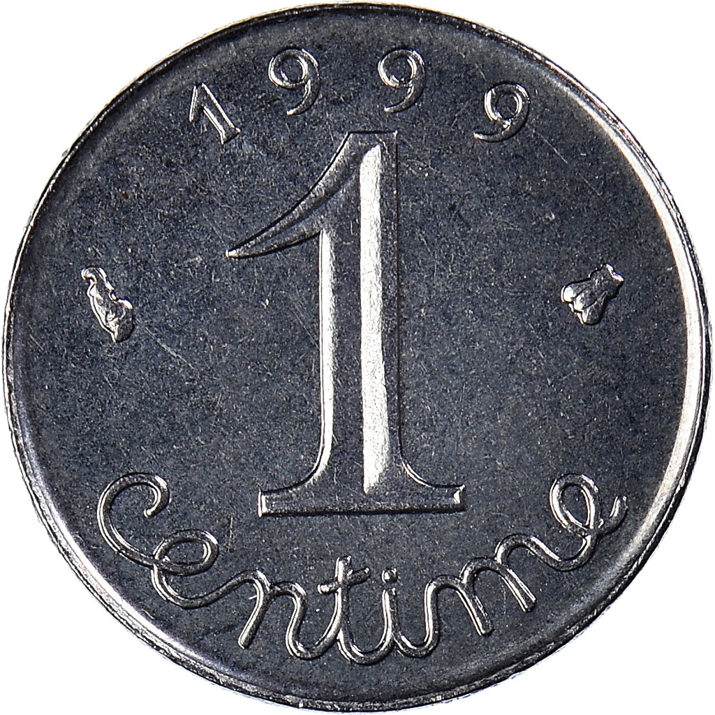 Coin, France, Épi, Centime, 1999, Paris, BU, MS(60-62), Stainless Steel, KM:928