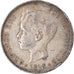 Coin, Spain, Alfonso XIII, 5 Pesetas, 1898, VF(30-35), Silver, KM:707
