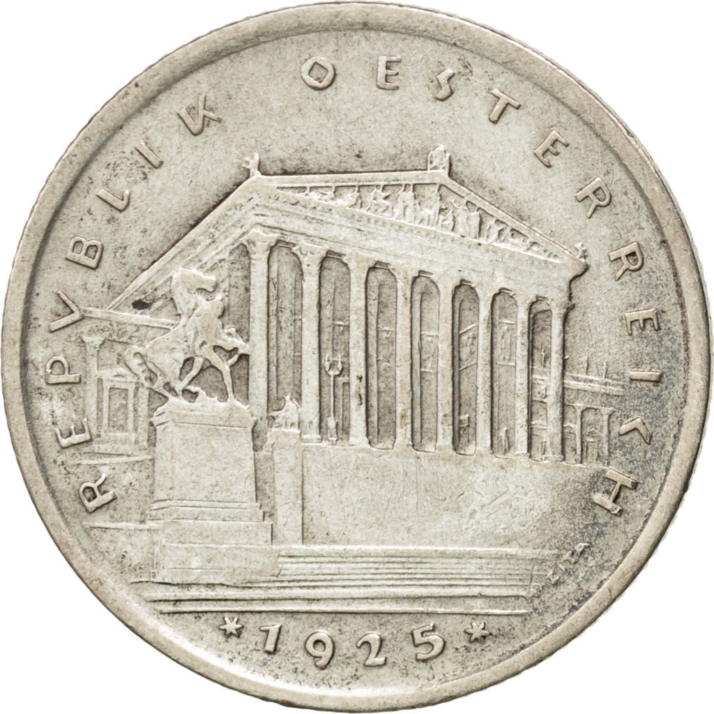 Austria, Schilling, 1925, BB, Argento, KM:2840